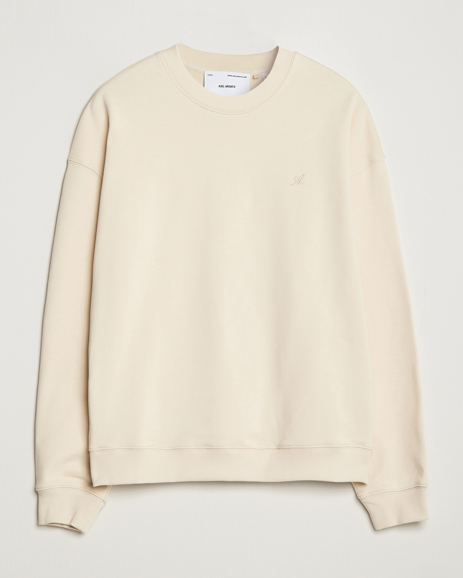 Uomini | Maglieria | Axel Arigato | Honor Crew Neck Sweatshirt Pale Beige