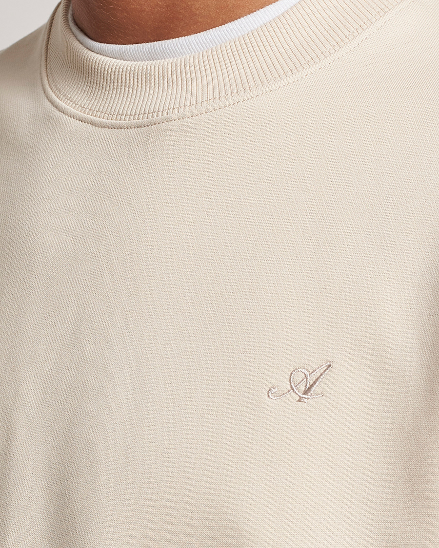Uomini | Maglieria | Axel Arigato | Honor Crew Neck Sweatshirt Pale Beige