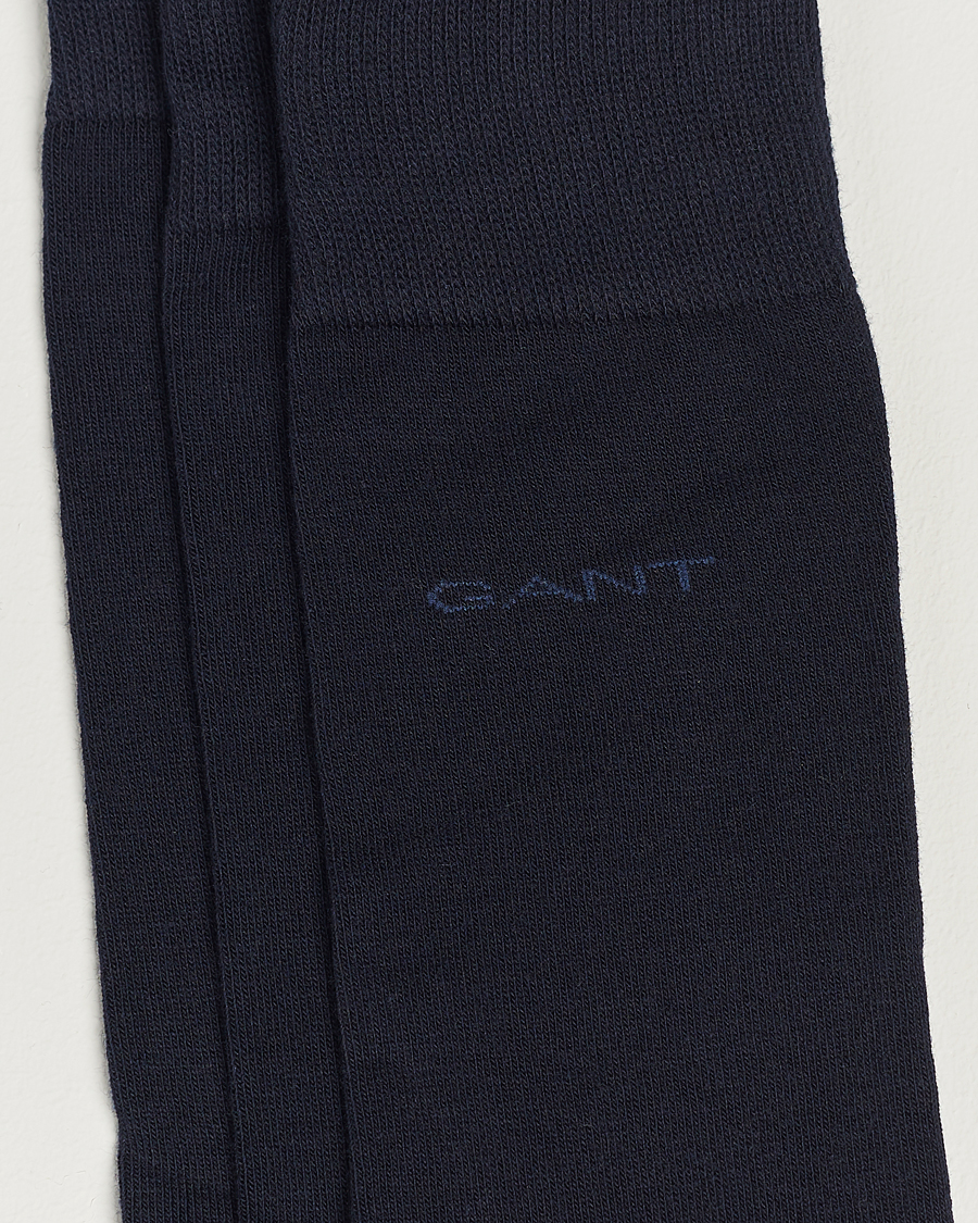 Uomini | Biancheria intima | Gant | 3-Pack Cotton Socks Marine