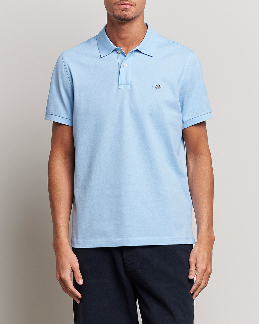 Uomini | Polo | Gant | The Original Polo Capri Blue