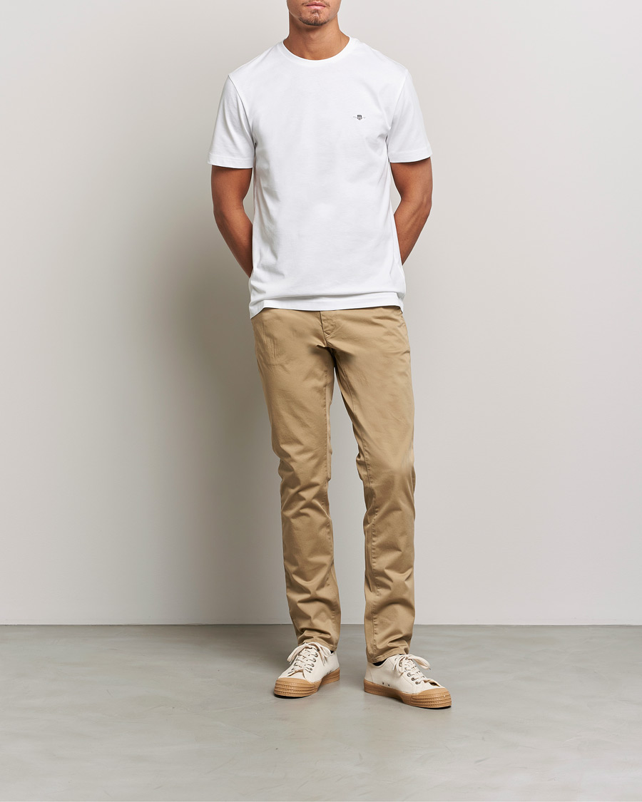 Uomini | T-shirt | Gant | The Original Solid T-Shirt White