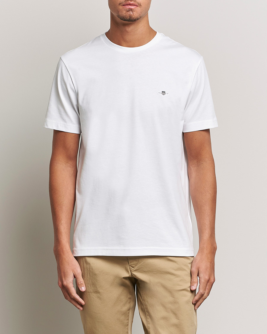 Uomini | T-shirt | Gant | The Original Solid T-Shirt White