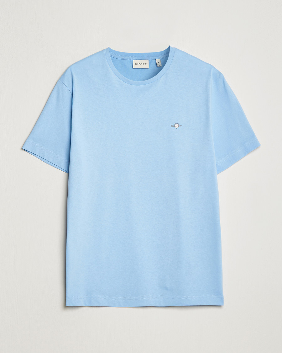 Uomini | T-shirt | Gant | The Original Solid T-Shirt Capri Blue