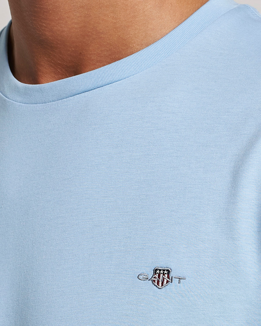 Uomini | T-shirt | Gant | The Original Solid T-Shirt Capri Blue