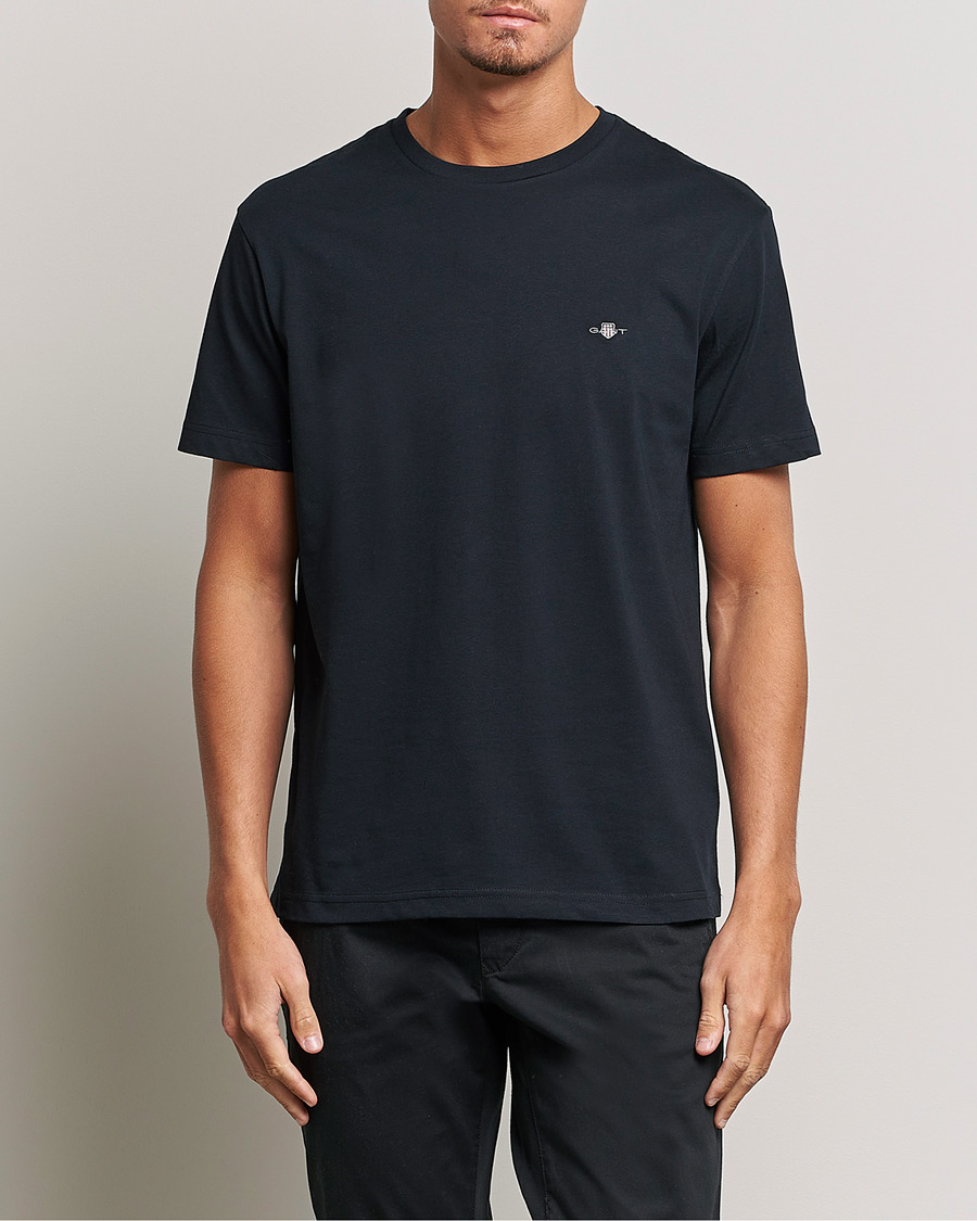 Uomini | T-shirt | Gant | The Original Solid T-Shirt Black