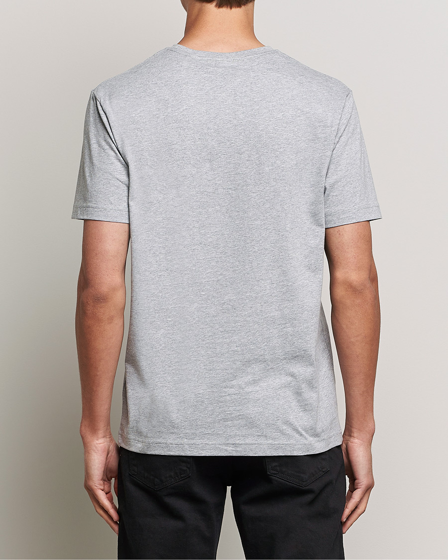 Uomini | T-shirt | Gant | The Original Solid T-Shirt Grey Melange