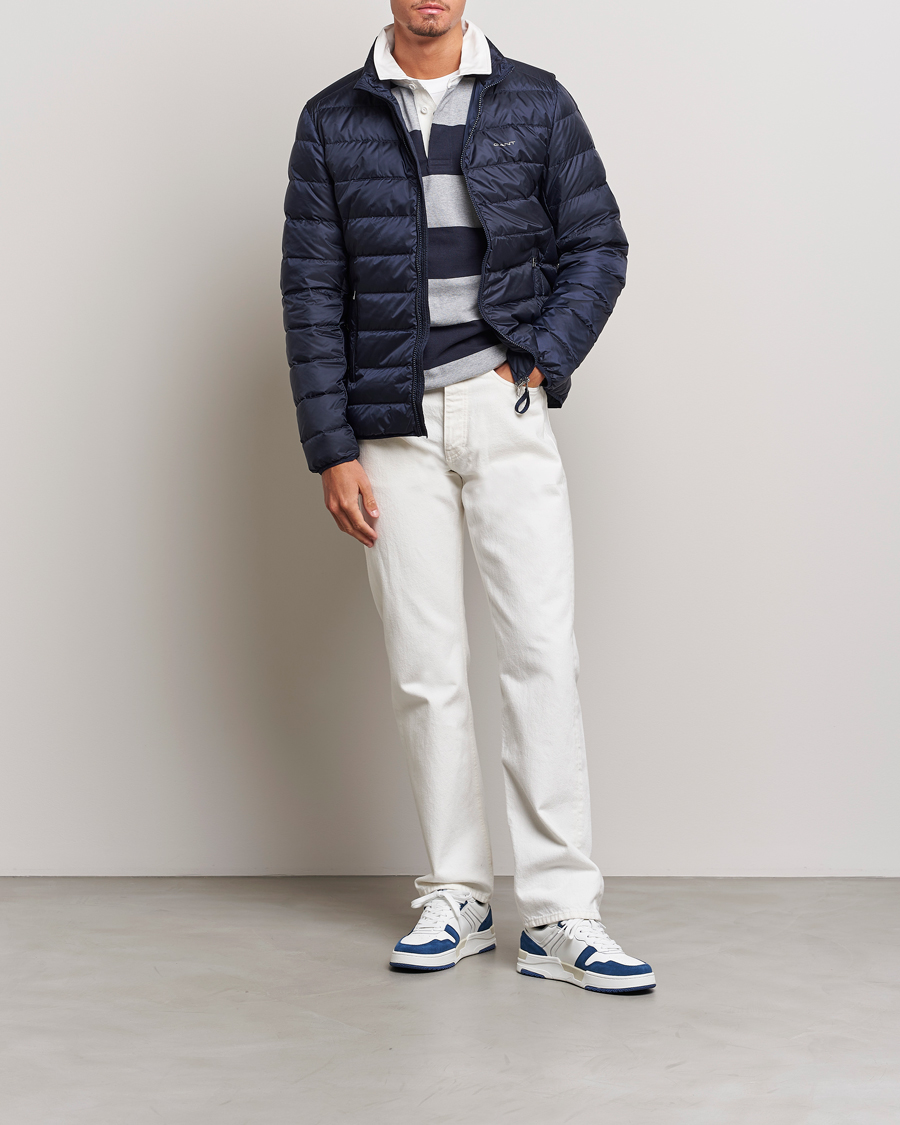 Uomini | Giacche | Gant | The Light Down Jacket Evening Blue
