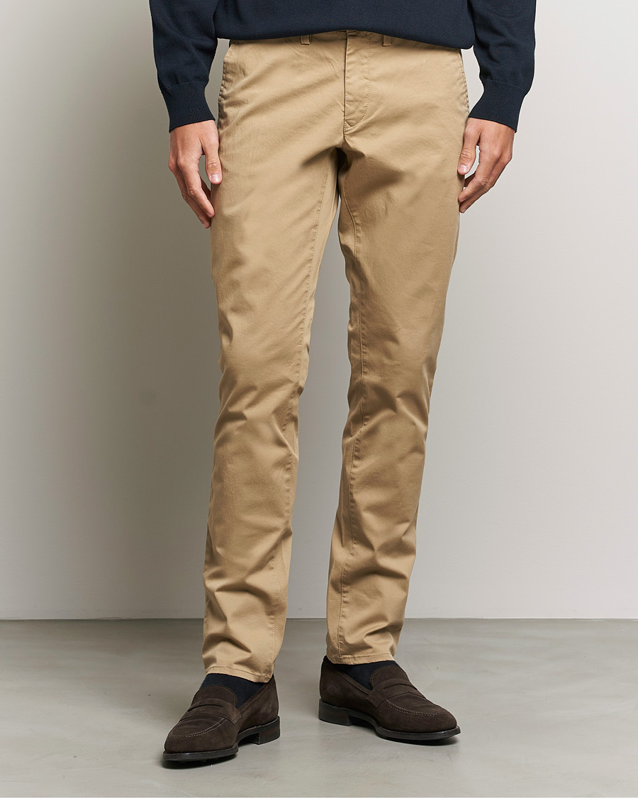 Uomini | Pantaloni | Gant | Slim Fit Twill Chino Dark Khaki