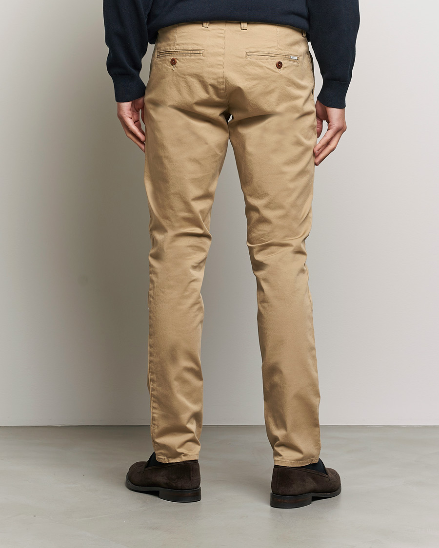 Uomini | Pantaloni | Gant | Slim Fit Twill Chino Dark Khaki