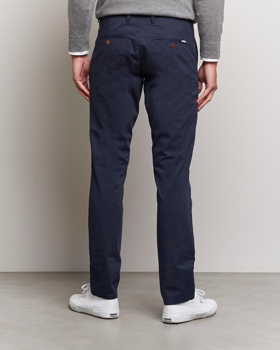 Uomini | Pantaloni | Gant | Slim Fit Twill Chino Marine