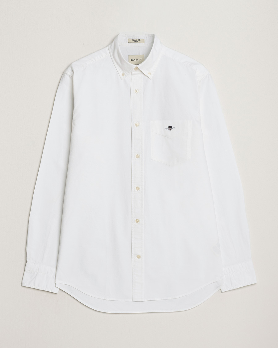 Uomini | Camicie | Gant | Regular Fit Oxford Shirt White
