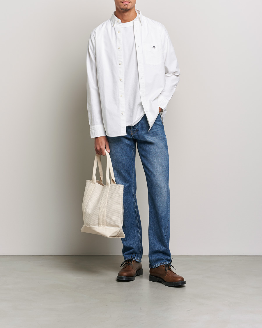 Uomini | Camicie | Gant | Regular Fit Oxford Shirt White