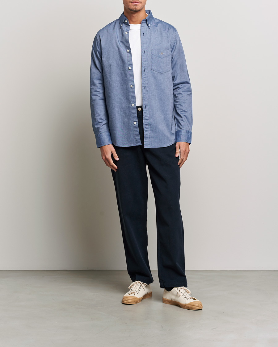 Uomini | Camicie | Gant | Regular Fit Oxford Shirt Persian Blue