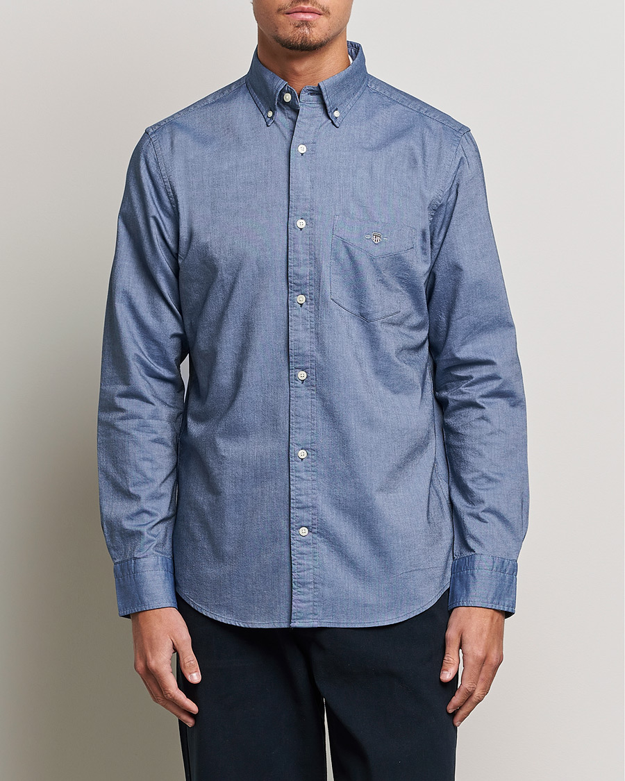 Uomini | Camicie | Gant | Regular Fit Oxford Shirt Persian Blue