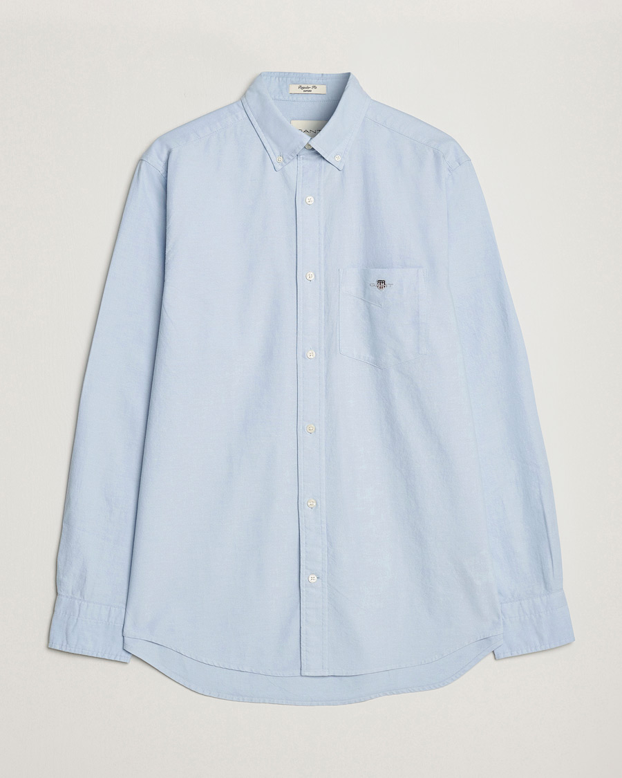 Uomini | Camicie | Gant | Regular Fit Oxford Shirt Light Blue