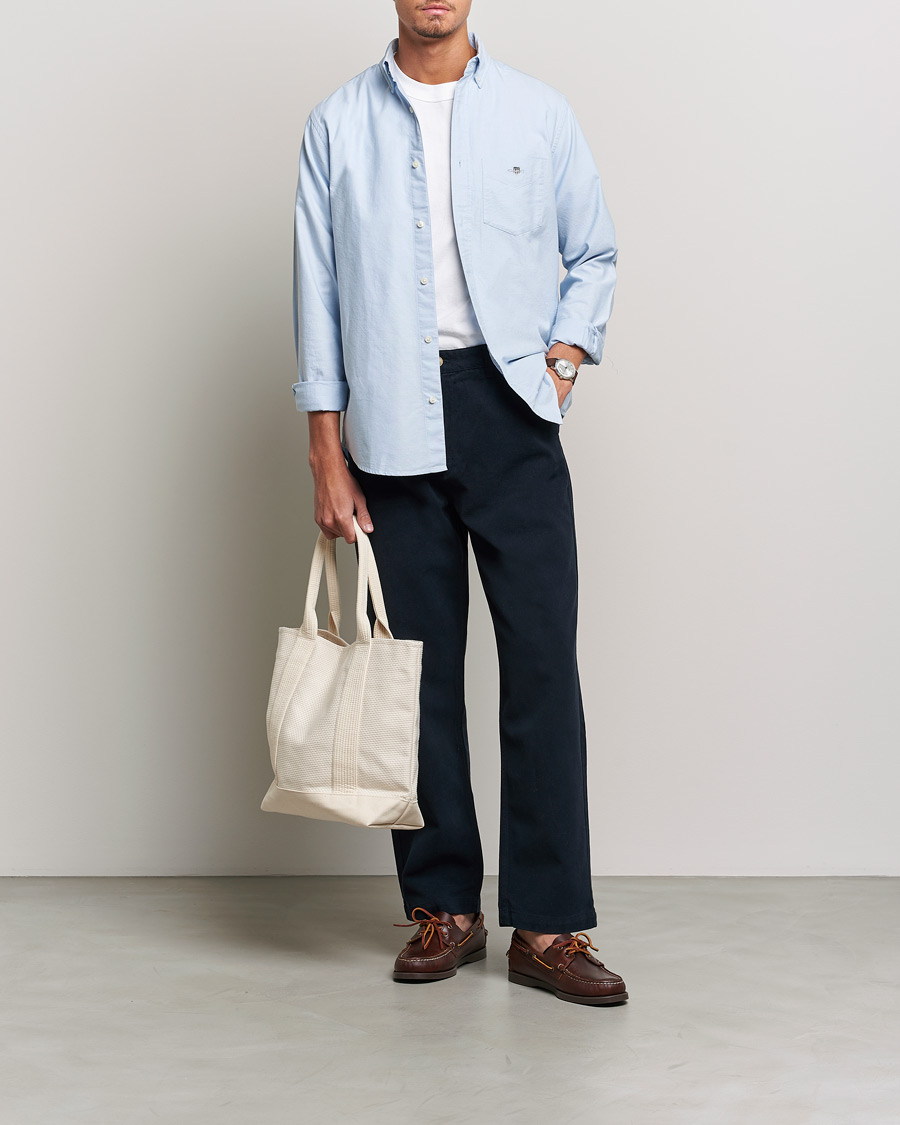 Uomini | Camicie | Gant | Regular Fit Oxford Shirt Light Blue