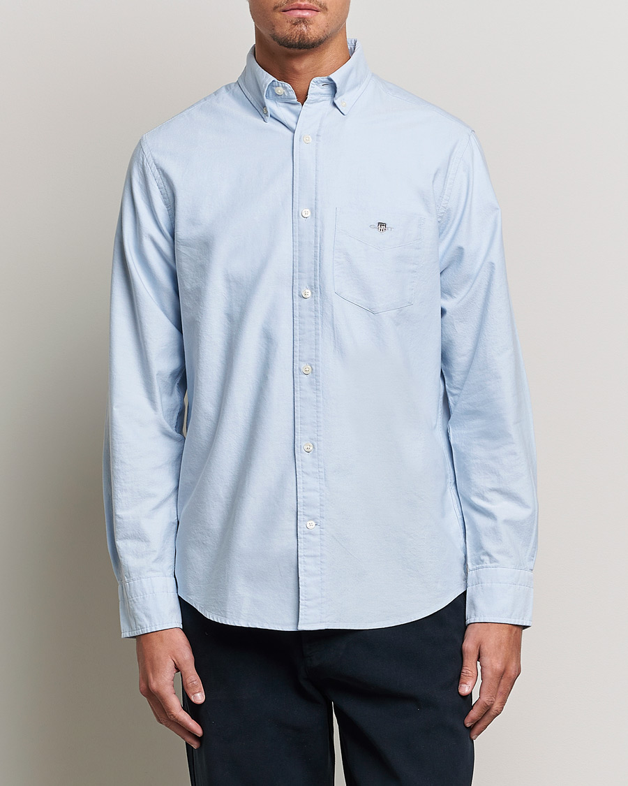 Uomini | Camicie | Gant | Regular Fit Oxford Shirt Light Blue