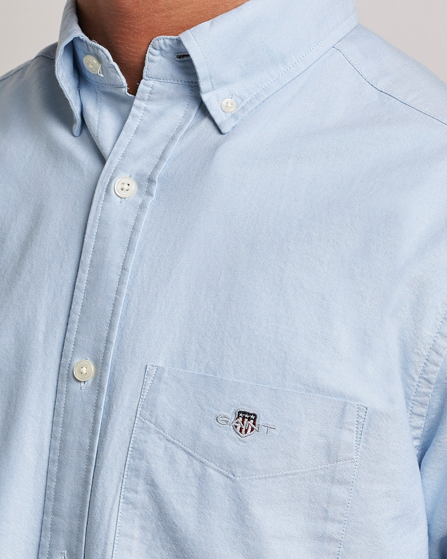 Uomini | Camicie | Gant | Regular Fit Oxford Shirt Light Blue