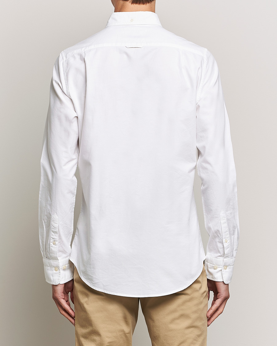 Uomini | Camicie | Gant | Slim Fit Oxford Shirt White