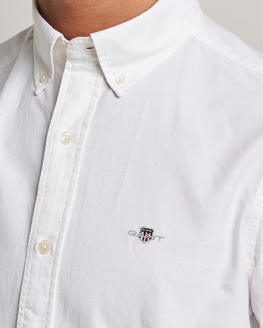 Uomini | Camicie | Gant | Slim Fit Oxford Shirt White