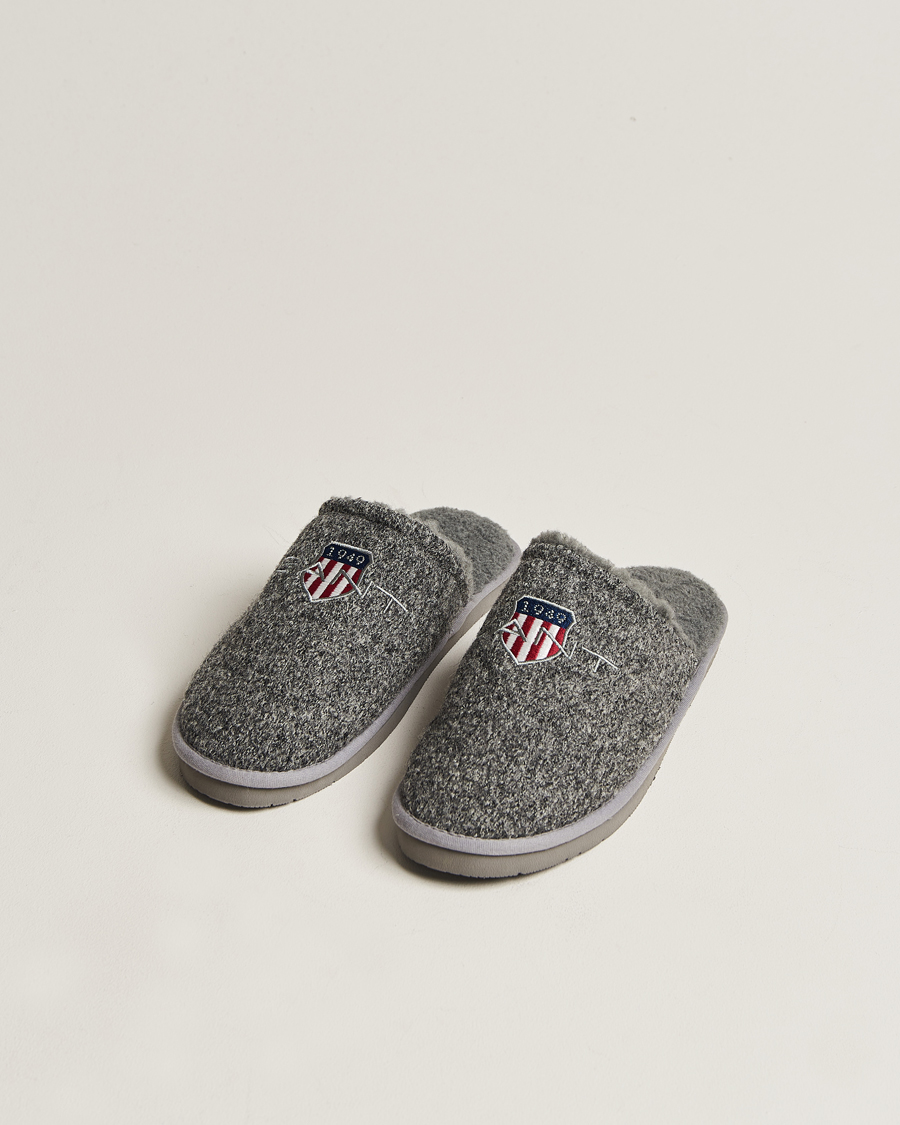 Uomini | GANT Tamaware Terry Slippers Grey | GANT | Tamaware Terry Slippers Grey