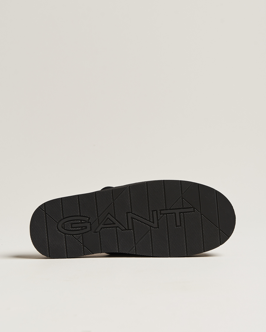 Uomini | GANT Tamaware Suede Slippers Black | Gant | Tamaware Suede Slippers Black