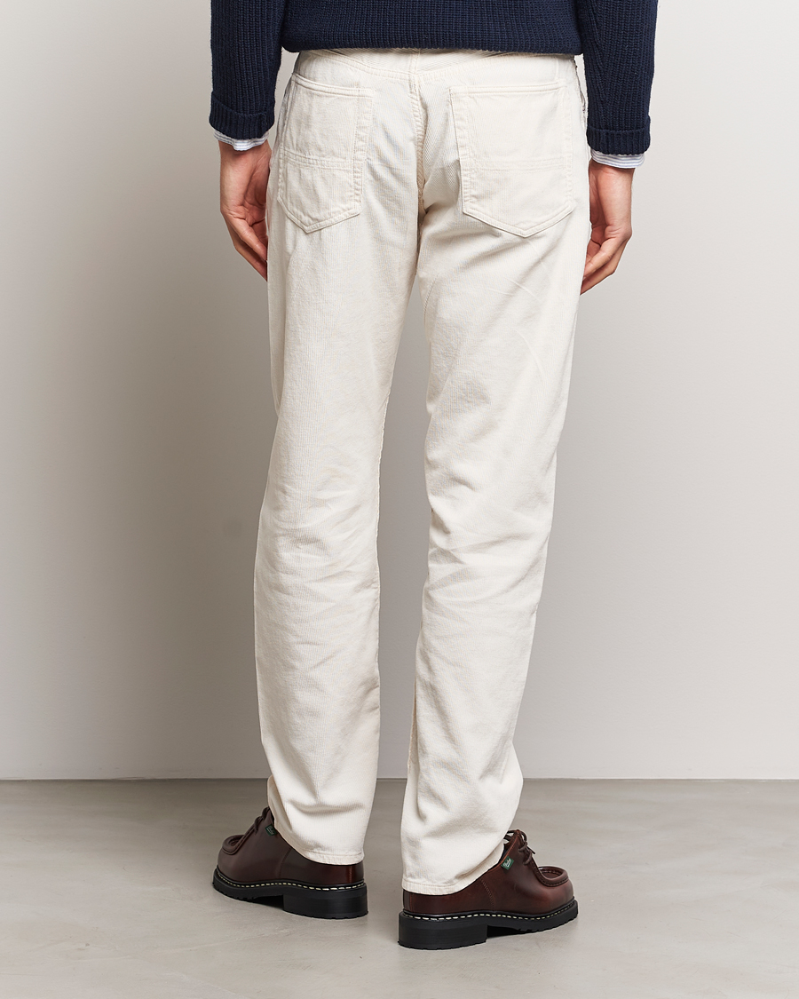 Uomini | Pantaloni | Drake's | 5-Pocket Selvedge Needlecord Jeans Neutral