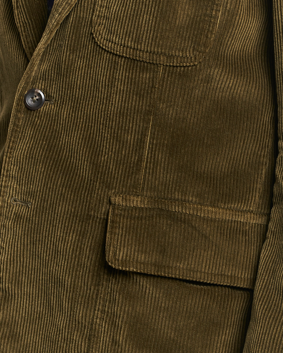 Uomini | Blazers | Drake's | MKI Games Corduroy Blazer Green