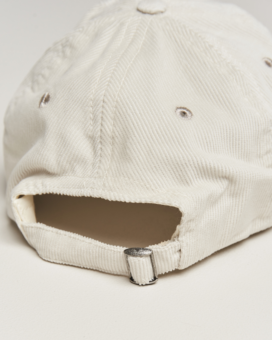 Uomini | Drake's Square Font Cord Baseball Cap Silver Grey | Drake's | Square Font Cord Baseball Cap Silver Grey