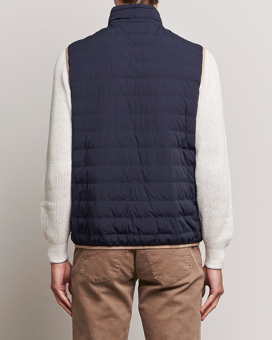 Uomini | Giacche | Brunello Cucinelli | Nylon Down Vest Navy
