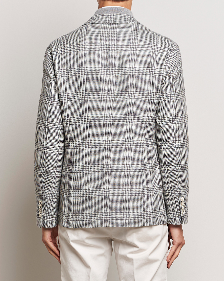 Uomini | Blazers | Brunello Cucinelli | Prince Of Wales Check Blazer Pearl Grey