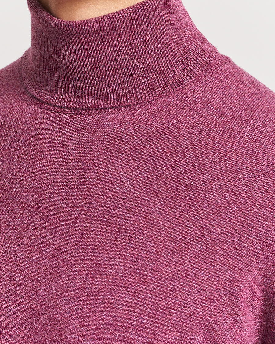 Uomini | Maglieria | Brunello Cucinelli | 2 Ply Cashmere Rollneck Burgundy