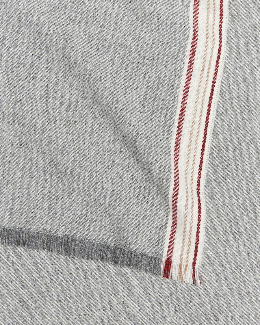 Uomini | Brunello Cucinelli Cashmere Scarf Grey | Brunello Cucinelli | Cashmere Scarf Grey