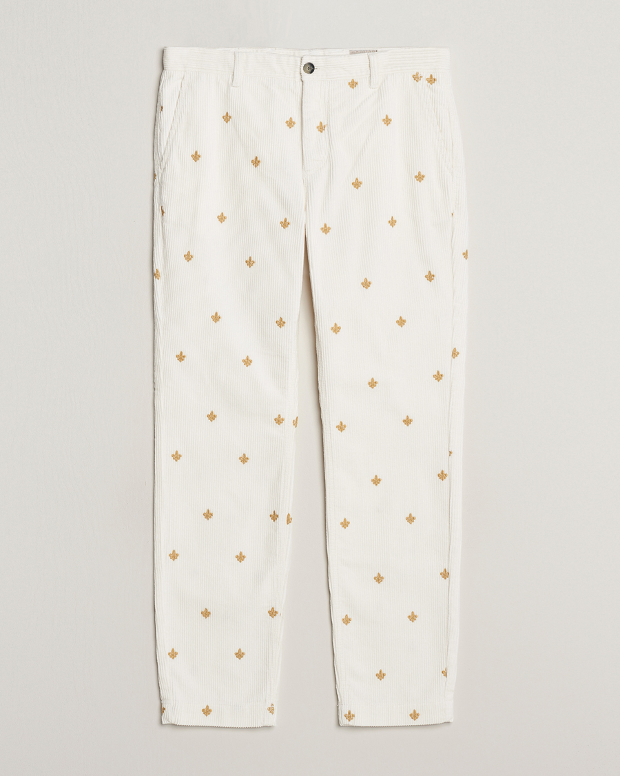 Uomini | Pantaloni | Morris | Jeffrey Cord Club Chino Off White