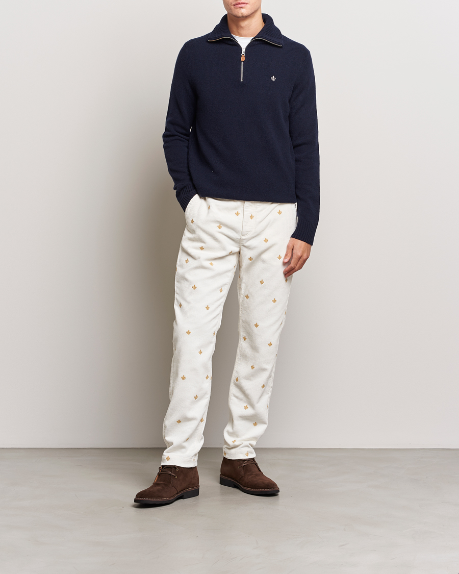 Uomini | Pantaloni | Morris | Jeffrey Cord Club Chino Off White