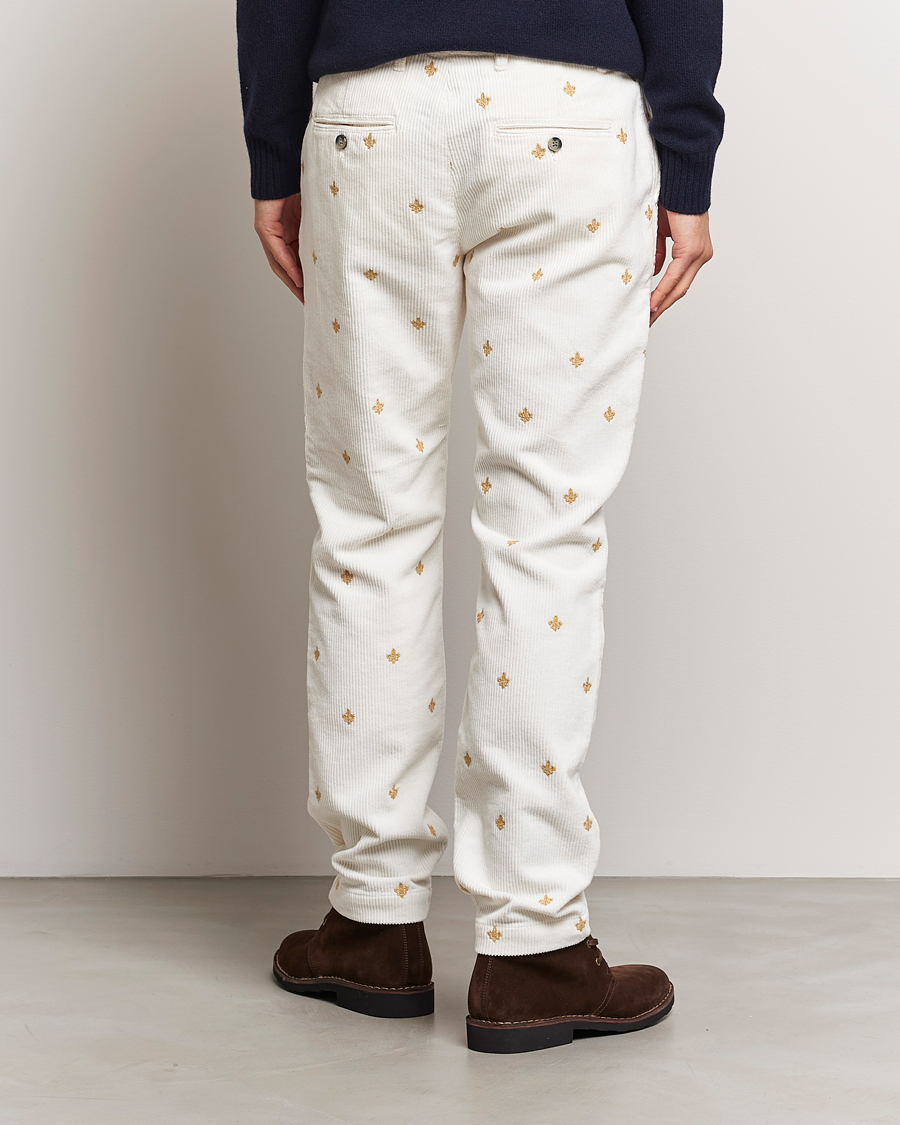 Uomini | Pantaloni | Morris | Jeffrey Cord Club Chino Off White