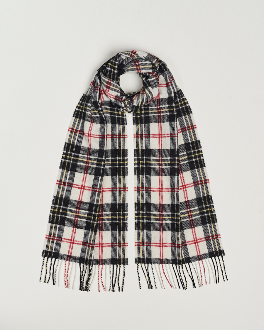 Uomini | Morris Arthur Check Scarf Off White | Morris | Arthur Check Scarf Off White