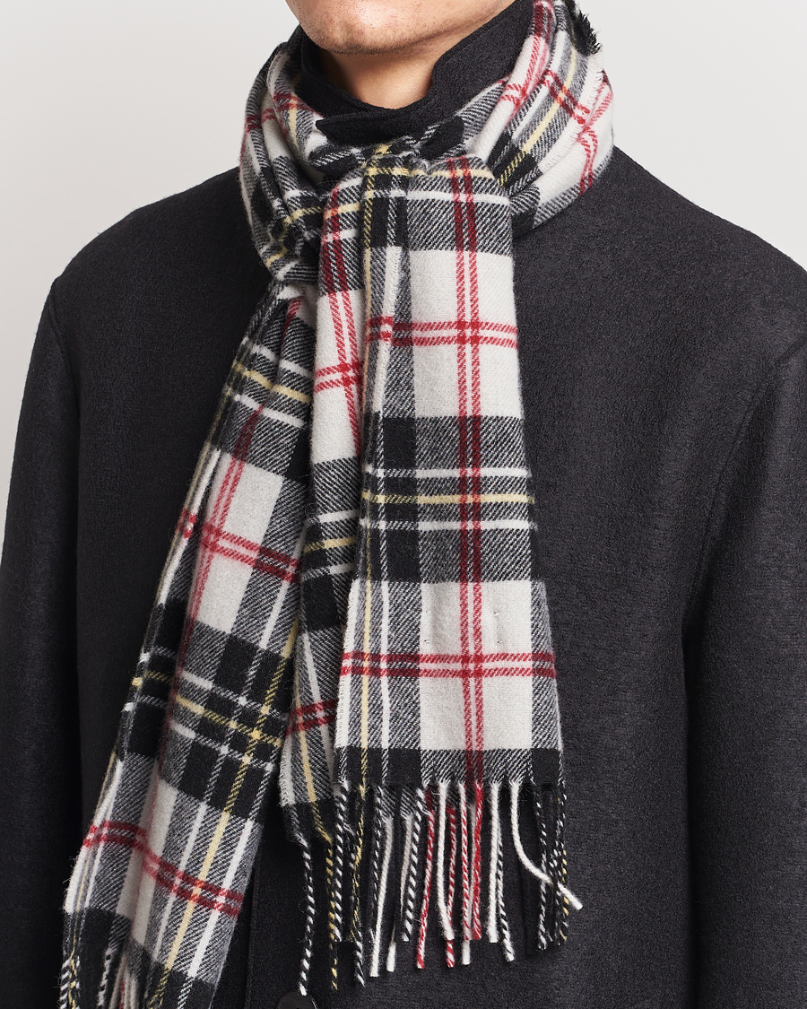 Uomini | Morris Arthur Check Scarf Off White | Morris | Arthur Check Scarf Off White