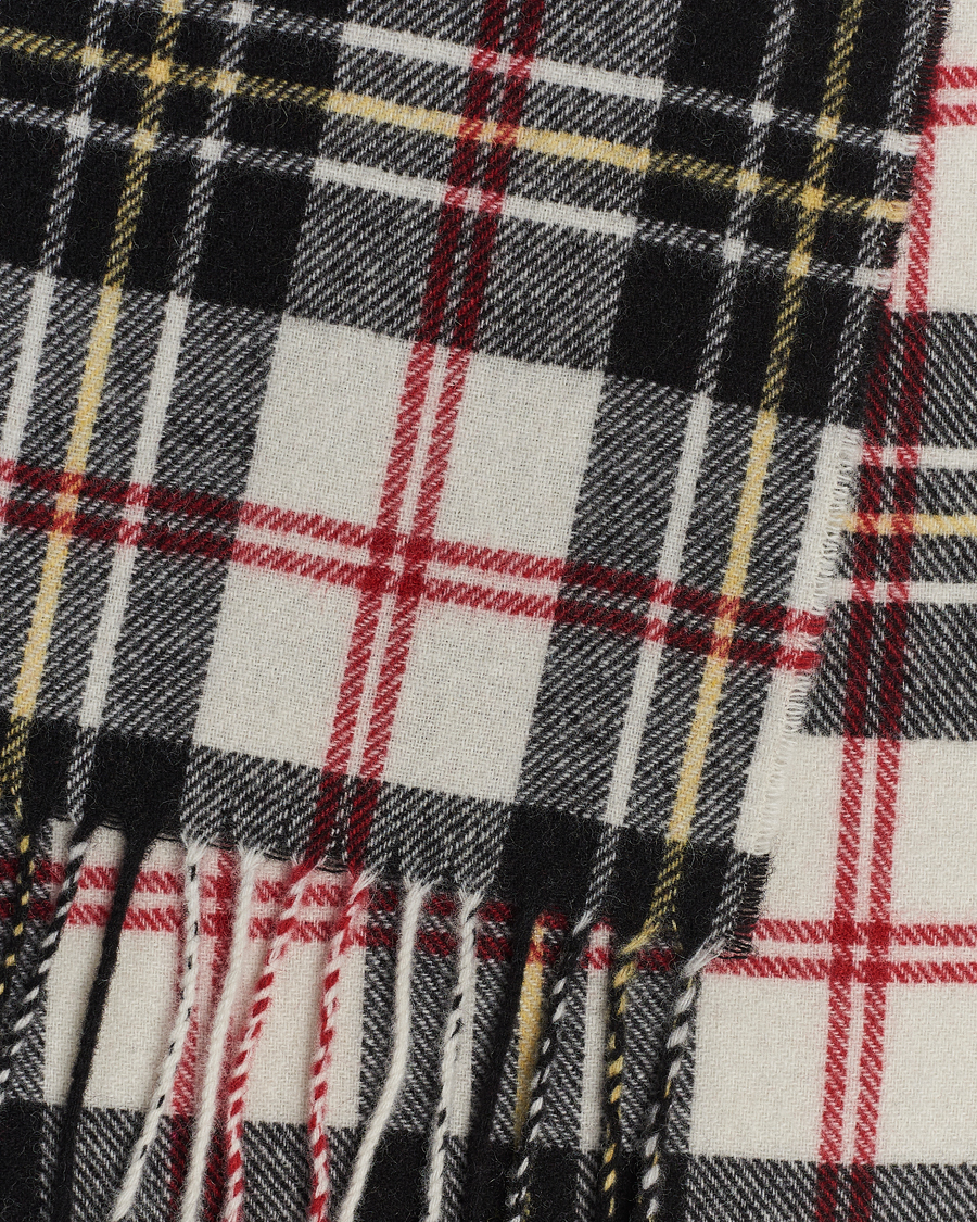 Uomini | Morris Arthur Check Scarf Off White | Morris | Arthur Check Scarf Off White