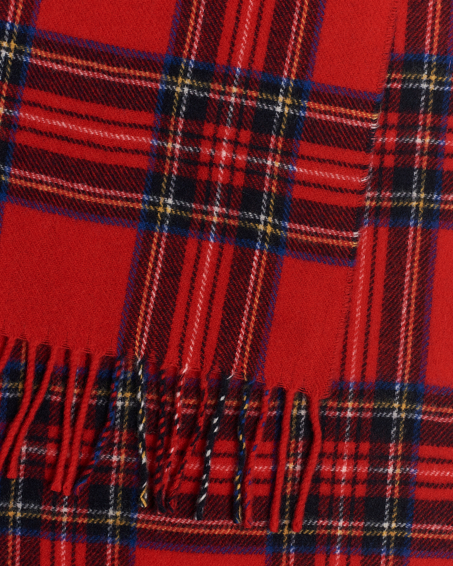 Uomini | Morris Arthur Check Scarf  Red | Morris | Arthur Check Scarf  Red