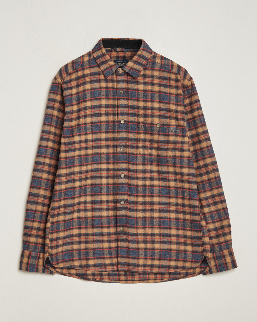 Uomini | Camicie | Pendleton | Fremont Flannel Shirt Brown/Black