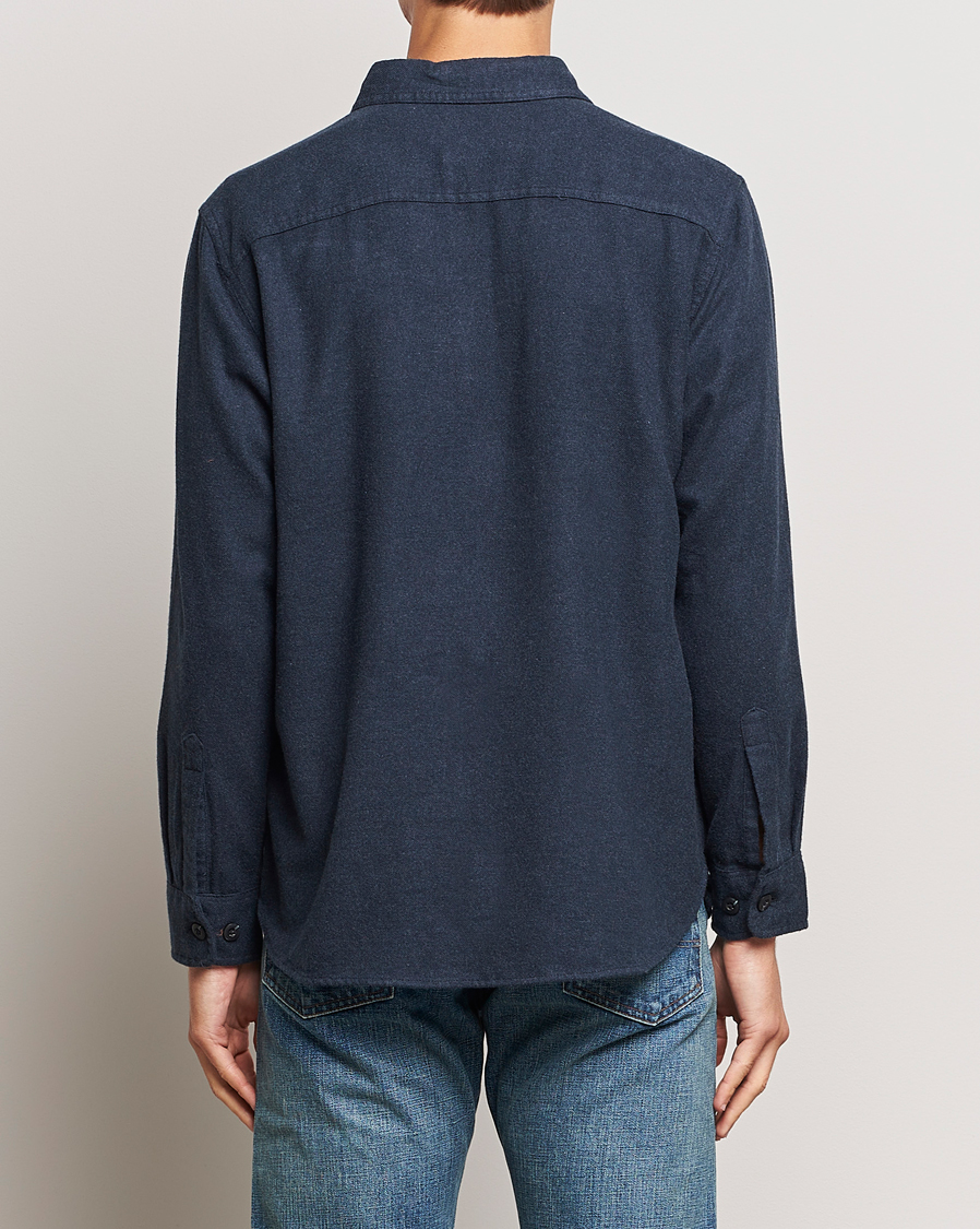 Uomini | Camicie | Pendleton | Burnside Flannel Shirt Navy Heather