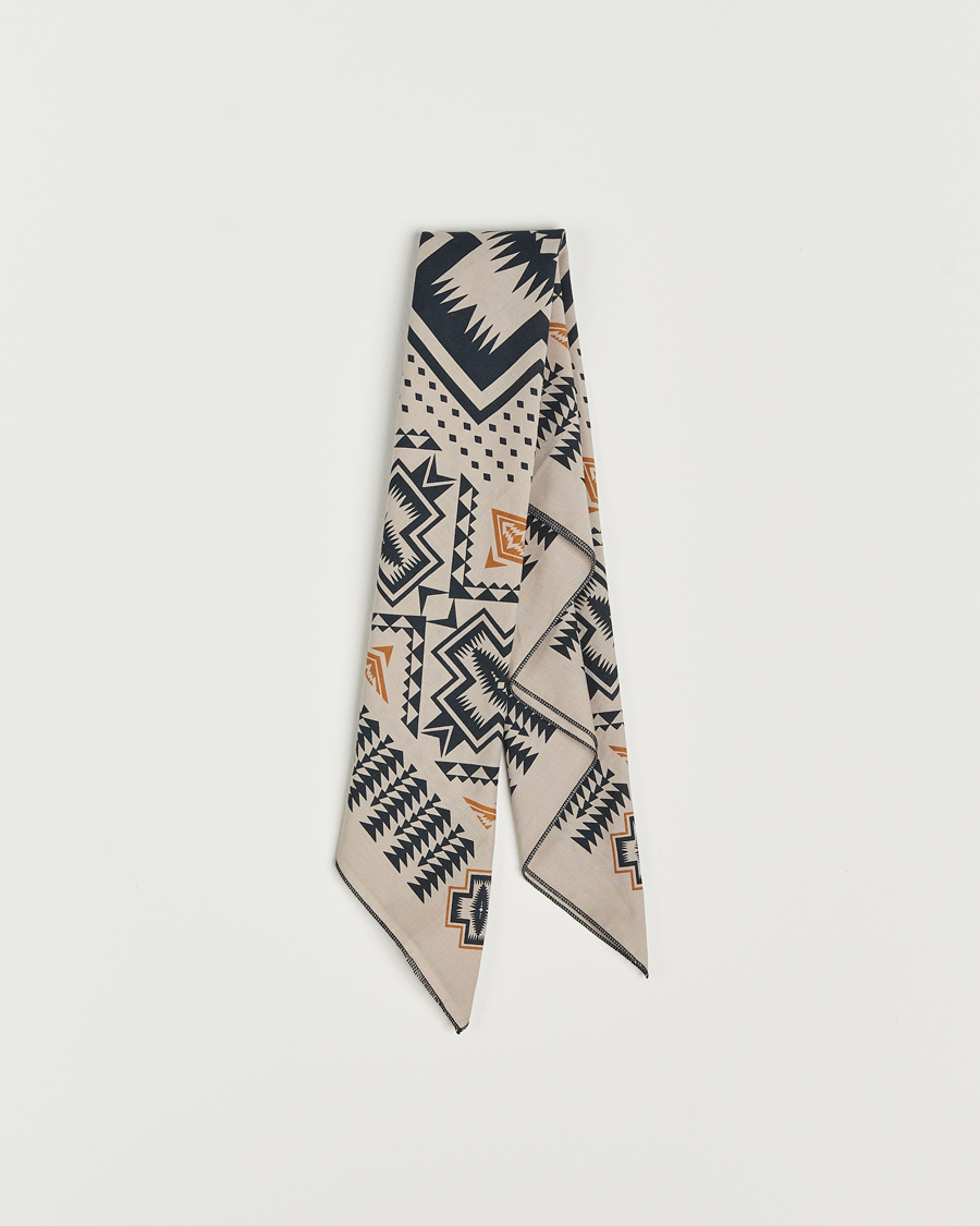 Uomini | Pendleton Cotton Bandana Harding Taupe | Pendleton | Cotton Bandana Harding Taupe
