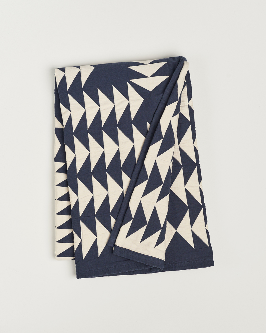 Uomini | Tessuti | Pendleton | Organic Cotton Matelasse Blanket Midnight Nova