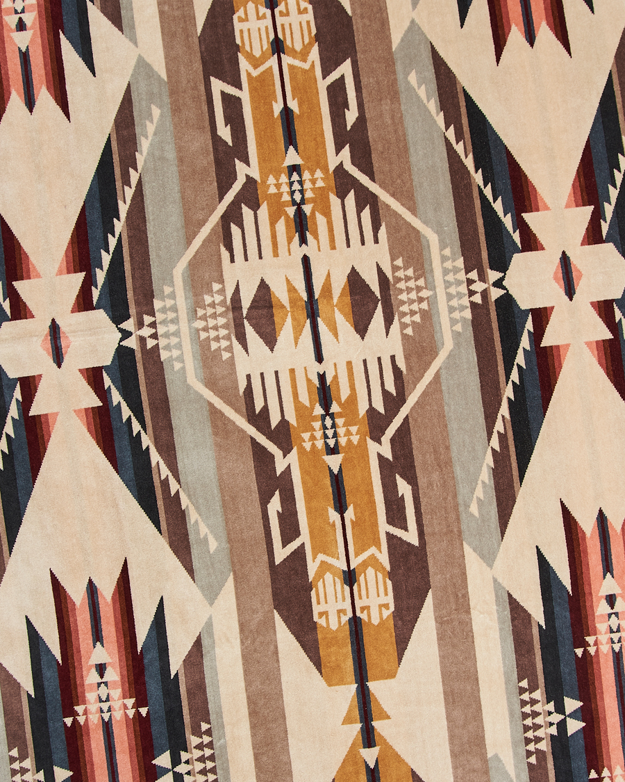 Uomini | Pendleton Oversized Jacquard Spa Towel White Sands | Pendleton | Oversized Jacquard Spa Towel White Sands