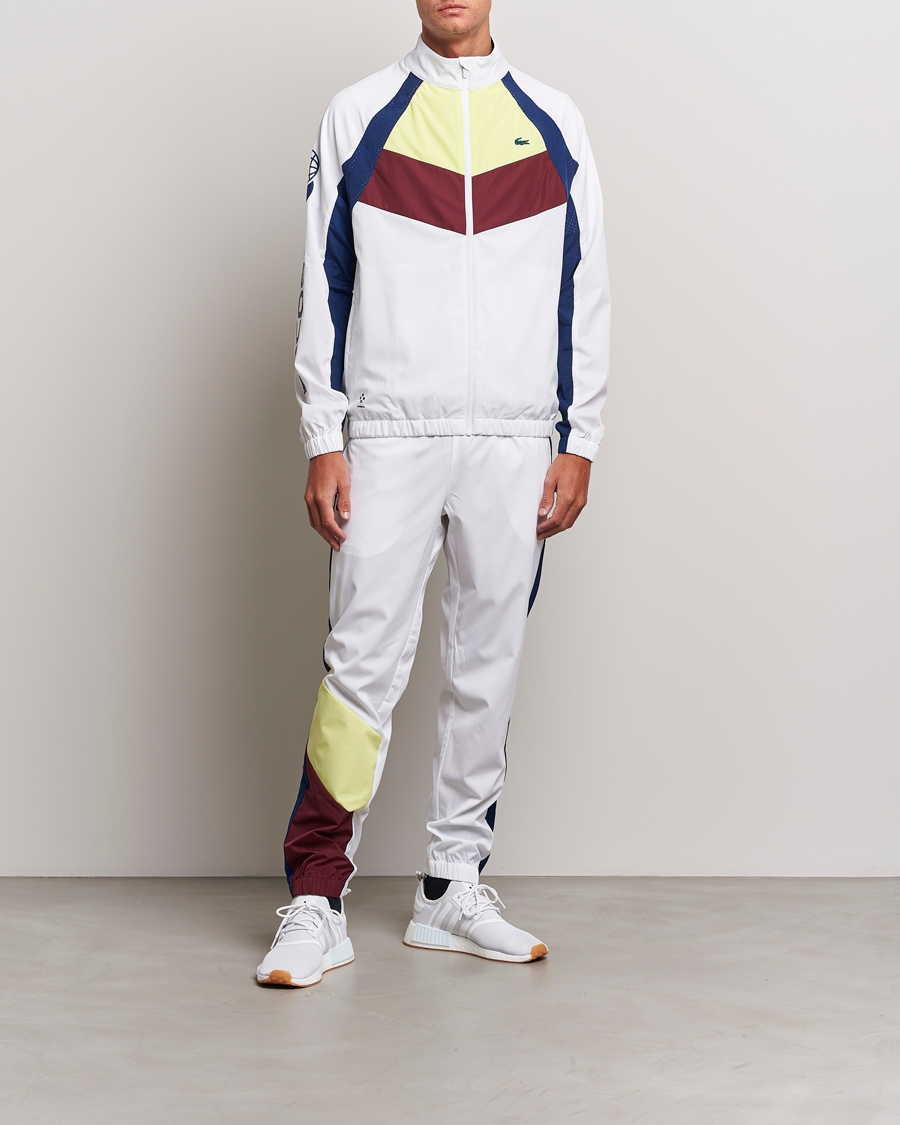 Uomini | Pantaloni | Lacoste Sport | Retro Tennis Tracksuit Set White Multi