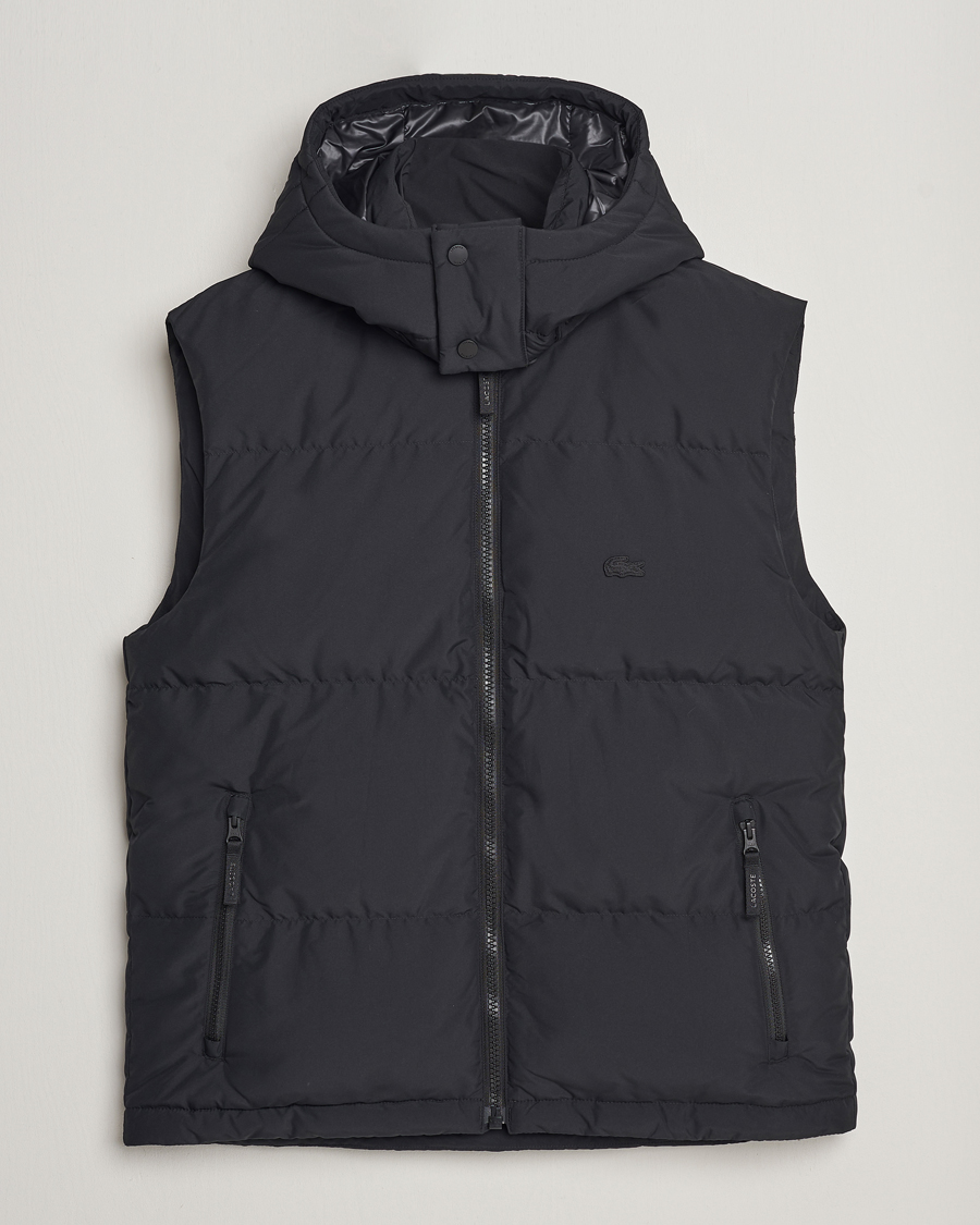 Uomini | Giacche | Lacoste | Puffer Down Vest Black