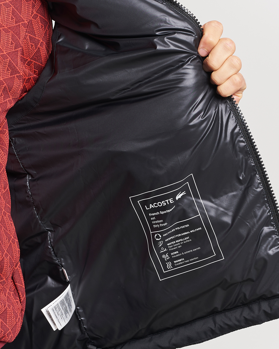 Uomini | Giacche | Lacoste | Puffer Down Vest Black