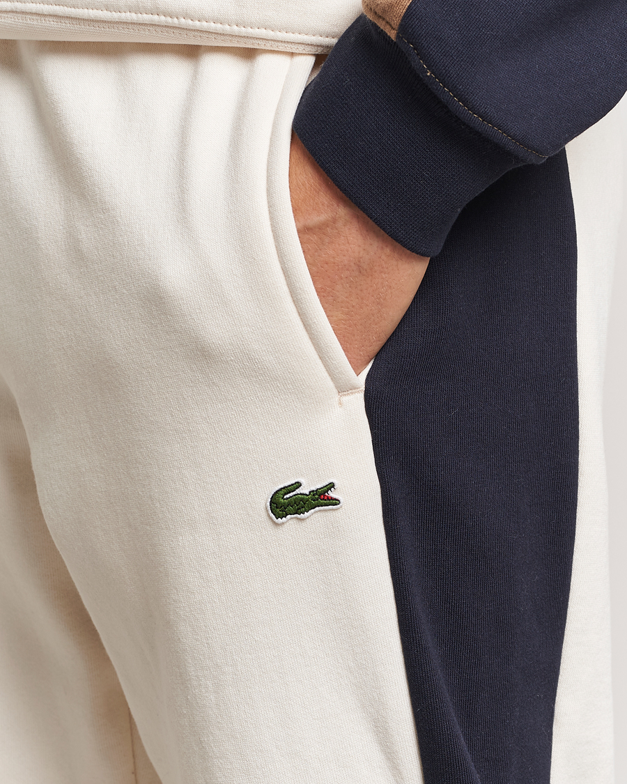 Uomini | Pantaloni | Lacoste | Colorblocked Trackpants Lapland/Cookie