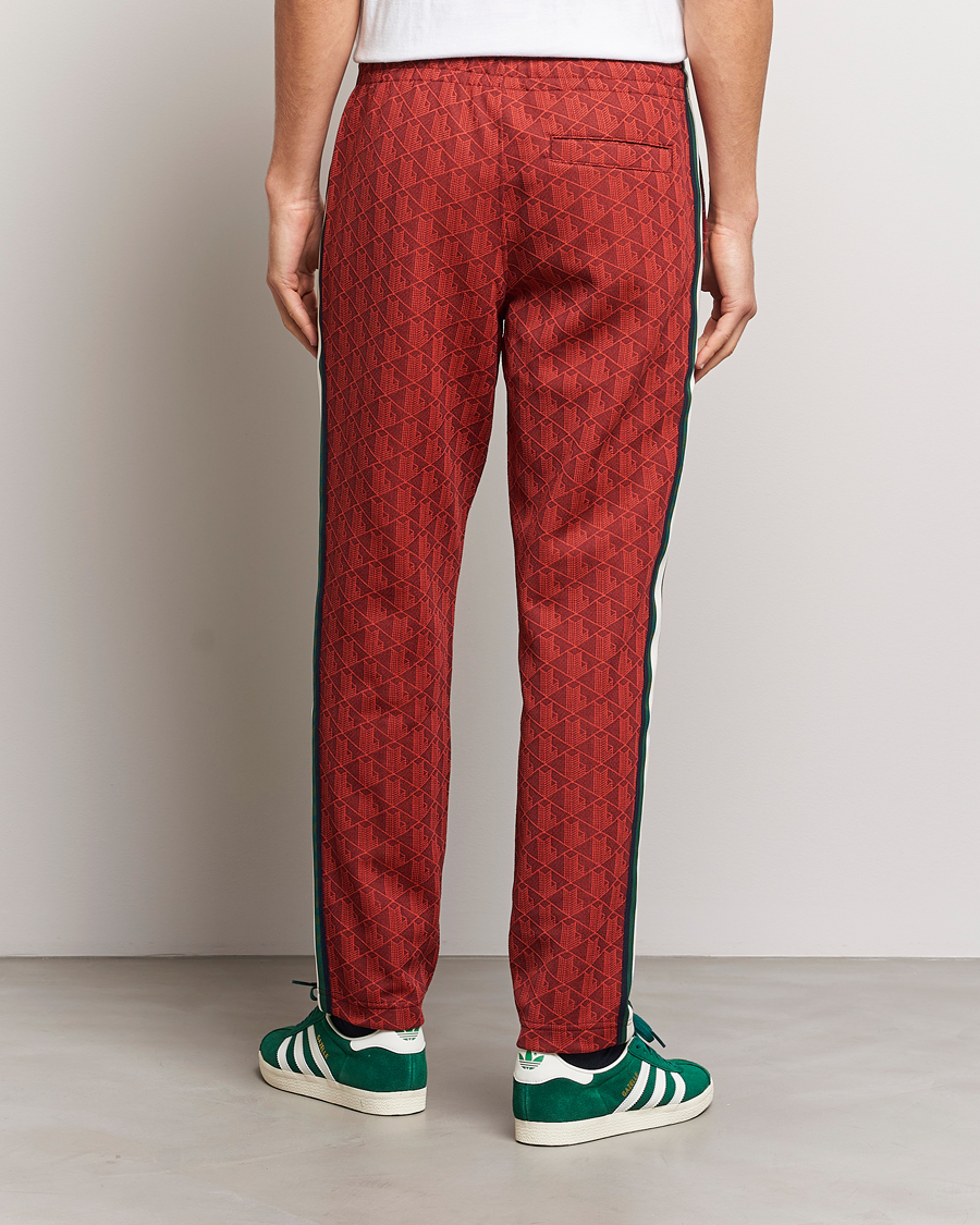 Uomini | Pantaloni | Lacoste | Monogram Trackpants Pinot/Red